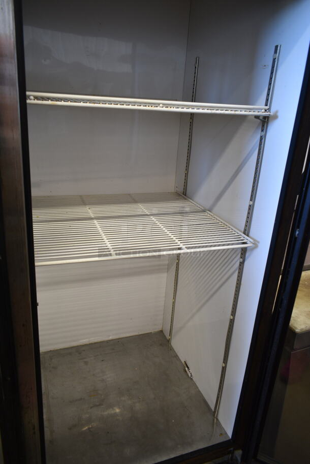 True GDM-49 Metal Commercial 2 Door Reach In Cooler Merchandiser w/ Poly Coated Racks. 115 Volts, 1 Phase. Cannot Test Due To Cut Power Cord - Image 3 of 5