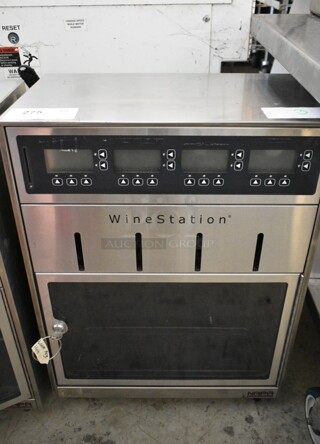 Napa Technology WS-MX3 Stainless Steel Commercial Countertop 4 Slot Self Service Wine Dispenser. 