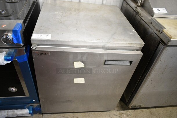 2017 Delfield 407CA-DHL Stainless Steel Commercial Single Door Undercounter Cooler. 115 Volts, 1 Phase. Tested and Does Not Power On - Image 1 of 5