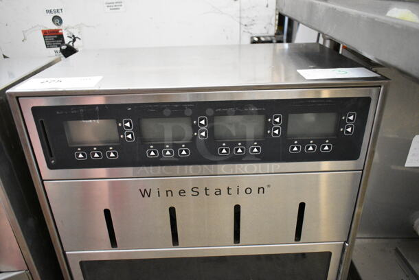 Napa Technology WS-MX3 Stainless Steel Commercial Countertop 4 Slot Self Service Wine Dispenser.  - Image 3 of 5