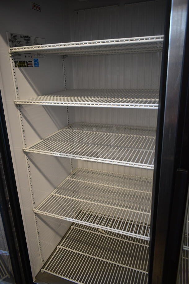 True GDM-49F-LD Metal Commercial 2 Door Reach In Freezer Merchandiser w/ Poly Coated Racks. 115/208-230 Volts, 1 Phase.  - Image 3 of 4