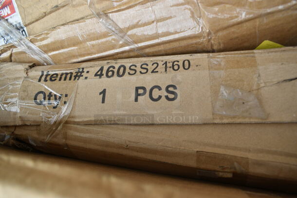 BRAND NEW SCRATCH AND DENT! Regency 460SS2160 Spec Line 21" x 60" NSF Stainless Steel Solid Shelf - Image 2 of 3