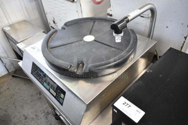 Wunderbar Stainless Steel Commercial Pizza Saucer on Equipment Stand w/ Commercial Casters. Tested and Working! - Image 5 of 7