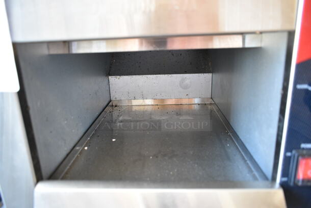 BRAND NEW SCRATCH AND DENT! 2023 Crosson CCT-500 Stainless Steel Commercial Countertop Electric Powered Conveyor Toaster Oven. 120 Volts, 1 Phase. Tested and Does Not Power On
 - Image 4 of 5