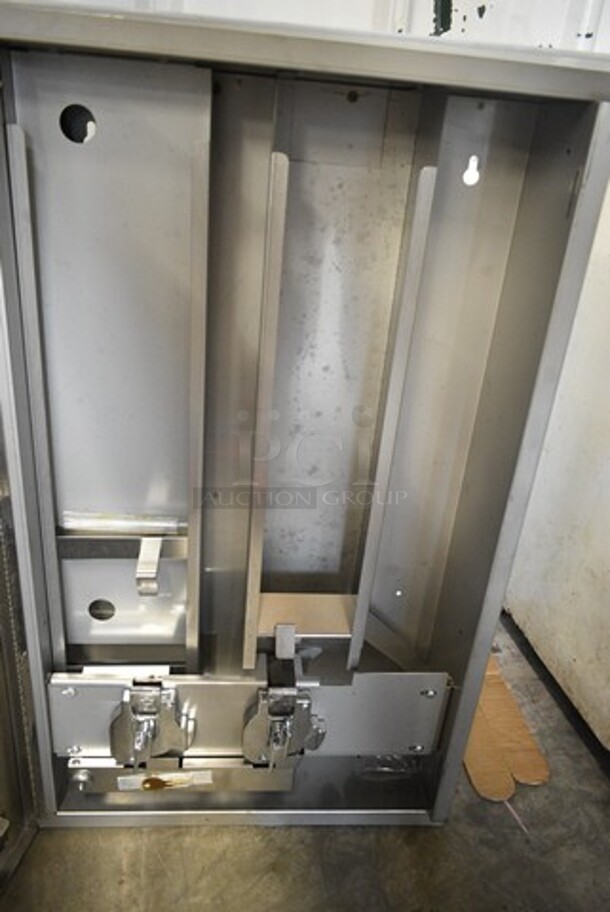 Stainless Steel Wall Mount Sanitary Pad / Tampon Dispenser.  - Image 3 of 4