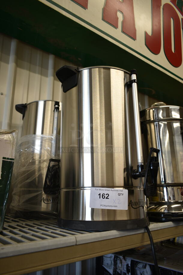 2 BRAND NEW SCRATCH AND DENT! Avantco 177CU100ETL Stainless Steel  100 Cup (500 oz.) Double Wall Stainless Steel Coffee Urn / Coffee Percolator. 2 Times Your Bid! - Image 2 of 4