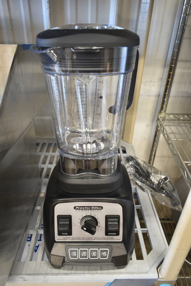 BRAND NEW SCRATCH AND DENT! Hamilton Beach 55000 Metal Commercial Countertop High Performance 2 3/8 hp Blender and 64 oz. BPA-Free Polycarbonate Container. 120 Volts, 1 Phase.  Tested and Working! - Image 2 of 4