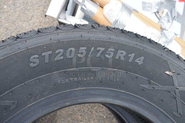 2 BRAND NEW! Carlstar ST205/75R14 Tires. 2 Times Your Bid! - Image 5 of 5