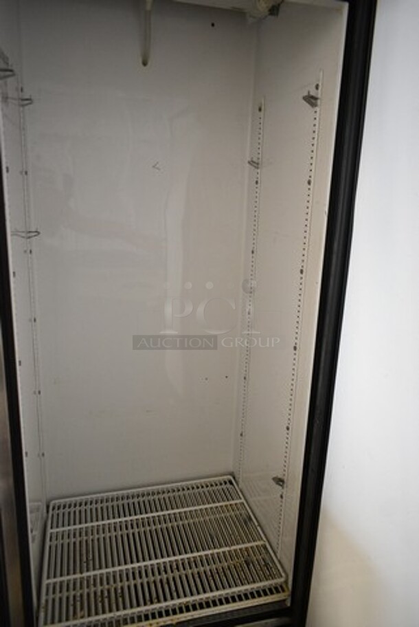 True T-19 Stainless Steel Commercial Single Door Reach In Cooler on Commercial Casters. 115 Volts, 1 Phase. Tested and Powers On But Does Not Get Cold - Image 3 of 4