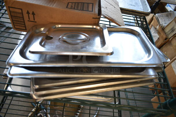 ALL ONE MONEY! Two Tier Lot of Various Items Including Metal Baking Pans and Menu Boards - Image 2 of 10
