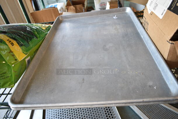 ALL ONE MONEY! Two Tier Lot of Various Items Including Metal Baking Pans and Menu Boards - Image 7 of 10