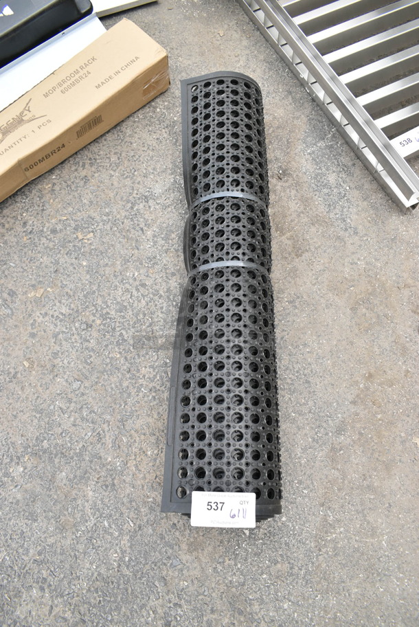 Black Anti Fatigue Floor Mat.  - Image 2 of 2