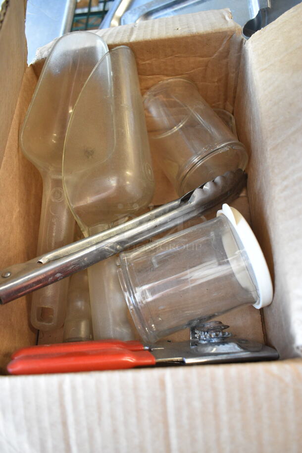 ALL ONE MONEY! Two Tier Lot of Various Items Including Metal Baking Pans and Menu Boards - Image 8 of 10