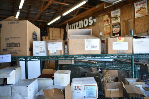 ALL ONE MONEY Tier Lot of Various Items Including Grinding Wheels, Norton 55103 Holders and Non Chlorinated Brake Parts