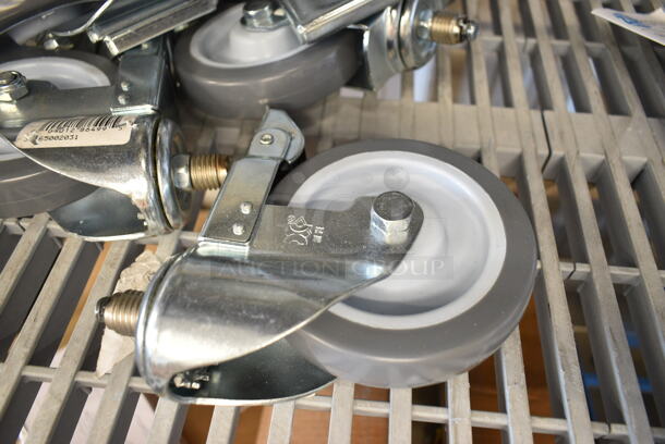 BRAND NEW SCRATCH AND DENT! Lot of 7 Commercial Casters - Image 3 of 3