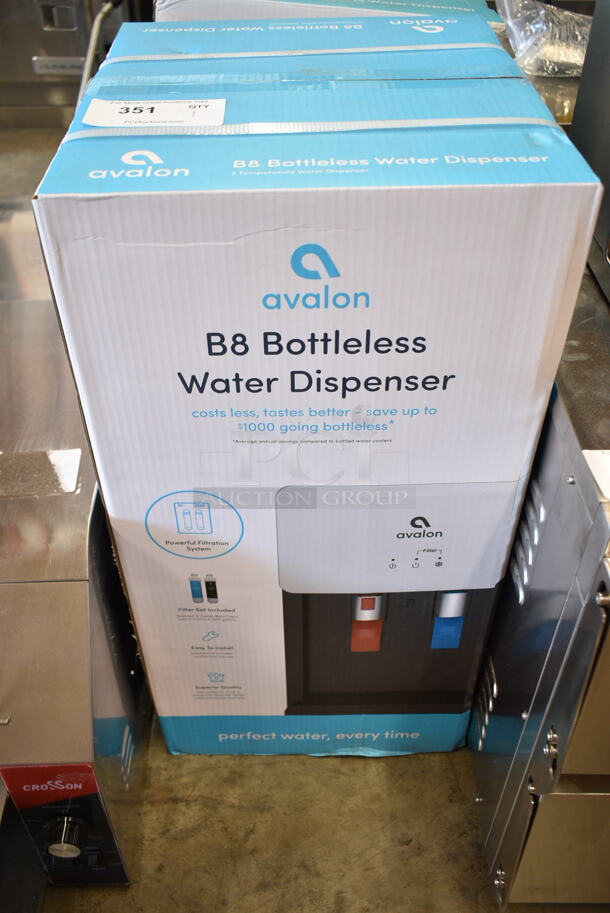 BRAND NEW IN BOX! Avalon H2O B8WHT Metal Countertop Bottleless Water Cooler. - Image 2 of 5