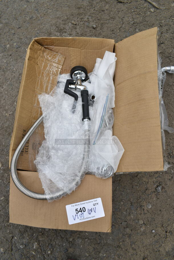 BRAND NEW SCRATCH AND DENT! Lot Including Regency 600FSNZDJ24 24" Double-Jointed Swing Spout with 2 GPM Aerator - Image 4 of 6