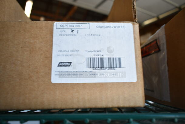 ALL ONE MONEY Tier Lot of Various Items Including Grinding Wheels, Norton 55103 Holders and Non Chlorinated Brake Parts - Image 3 of 5