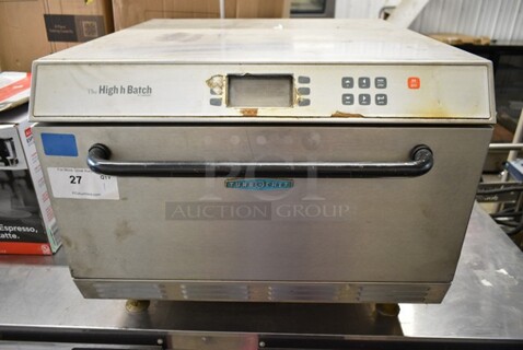 Turbochef HHB Stainless Steel Commercial Countertop Electric Powered High H Batch Rapid Cook Oven. 208/240 Volts. 