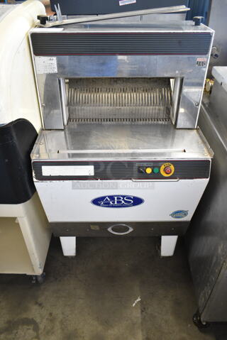 JAC EBL4A 02 Metal Commercial Floor Style Bread Loaf Slicer. 115 Volts, 1 Phase. Tested and Working!