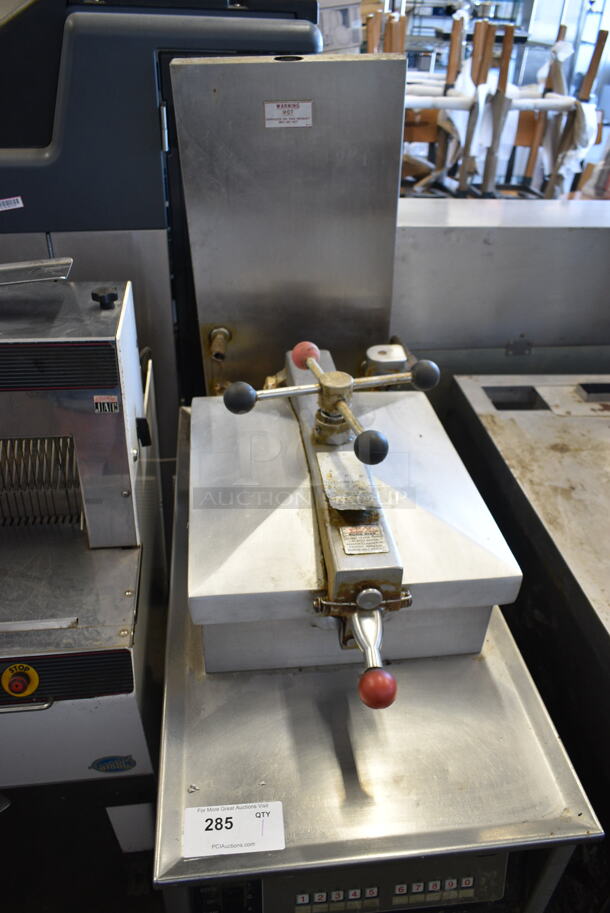 Henny Penny 500 Computron 8000 Stainless Steel Commercial Electric Powered Pressure Fryer w/ Filtration System on Commercial Casters. 480 Volts, 3 Phase. - Image 2 of 6