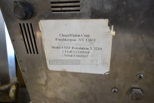 ChocoVision NSF Revolation X 3210 Stainless Steel Commercial Countertop Chocolate Tempering Machine. 120 Volts, 1 Phase. Tested and Working! - Image 4 of 4