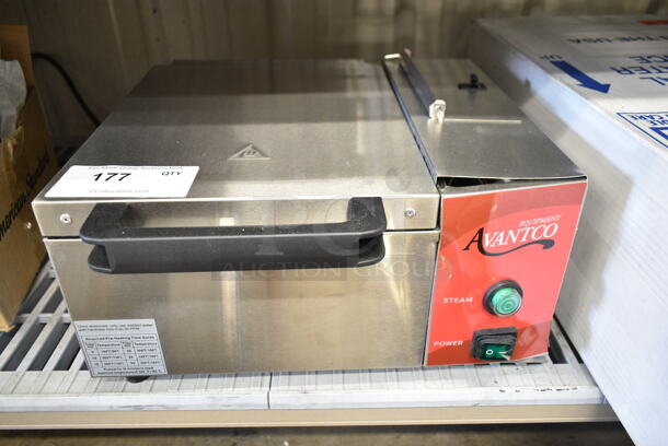 BRAND NEW SCRATCH AND DENT! Avantco 177QS1600SS QuickShot Stainless Steel Countertop Tortilla / Portion Steamer. 120 Volts, 1 Phase. Tested and Working! - Image 2 of 7