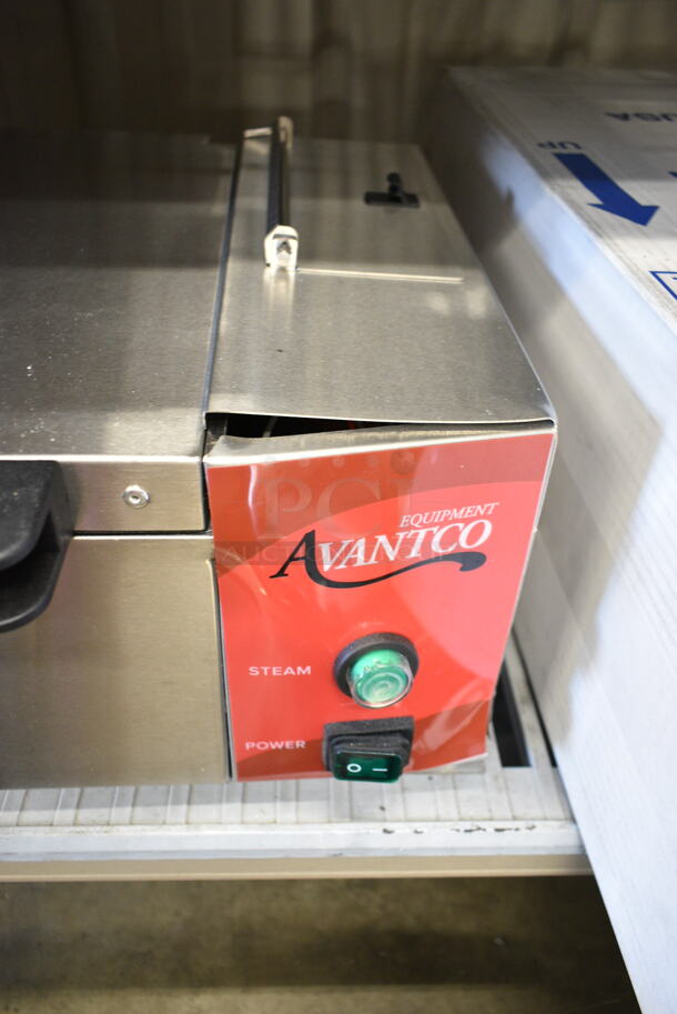 BRAND NEW SCRATCH AND DENT! Avantco 177QS1600SS QuickShot Stainless Steel Countertop Tortilla / Portion Steamer. 120 Volts, 1 Phase. Tested and Working! - Image 3 of 7