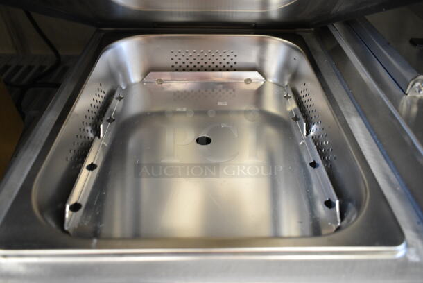 BRAND NEW SCRATCH AND DENT! Avantco 177QS1600SS QuickShot Stainless Steel Countertop Tortilla / Portion Steamer. 120 Volts, 1 Phase. Tested and Working! - Image 5 of 7