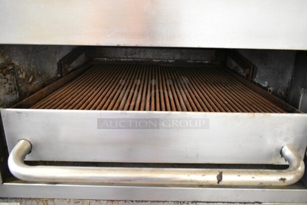 Stainless Steel Commercial Natural Gas Powered Vertical Upright Broiler.  - Image 2 of 4