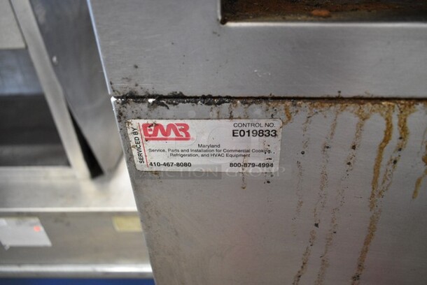 Stainless Steel Commercial Natural Gas Powered Vertical Upright Broiler.  - Image 4 of 4