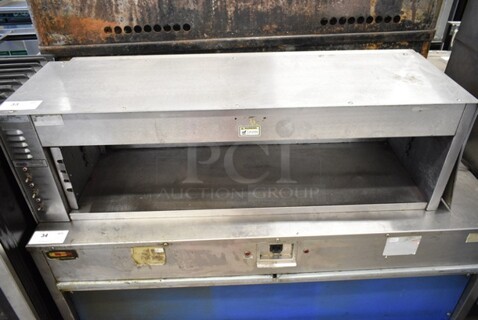 Stainless Steel Commercial Electric Powered Cheese Melter. 208-250 Volts, 1 Phase. 