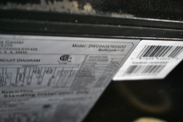 BRAND NEW SCRATCH AND DENT! Danby DWC040A3BSSDD 38 Bottle Free-Standing Metal Wine Cooler Merchandiser. 115 Volts, 1 Phase. Tested and Working! - Image 5 of 6