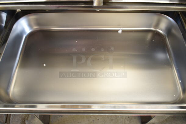 2 BRAND NEW SCRATCH AND DENT! Choice 407COH4 Stainless Steel Countertop Chafer w/ Roll Top Lid. 2 Times Your Bid! - Image 6 of 8