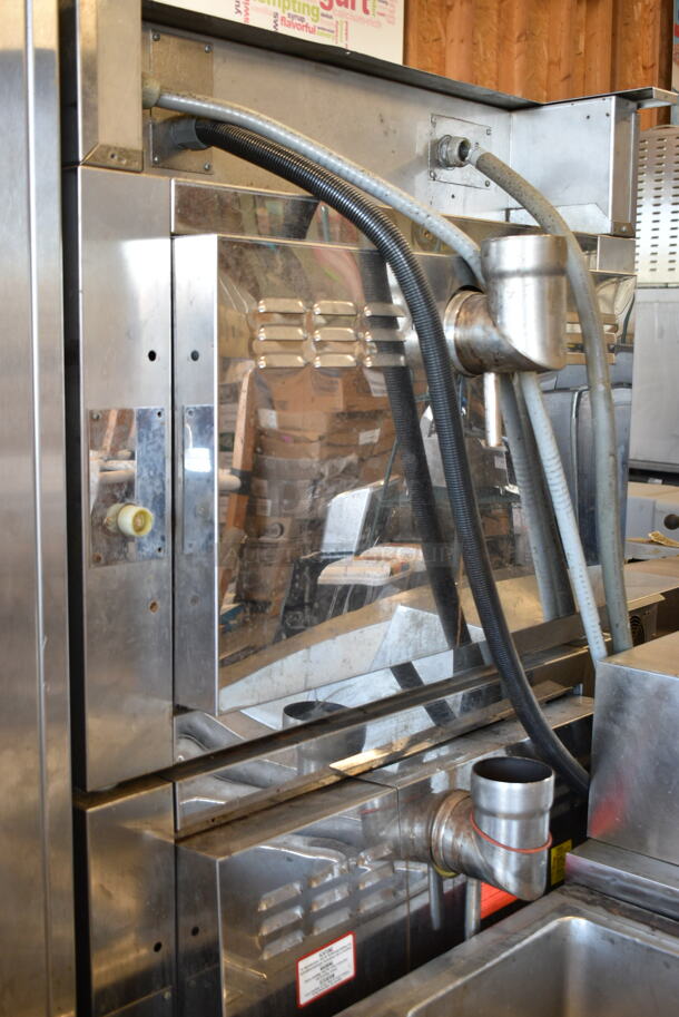 Wiesheu Stainless Steel Commercial Double Deck Convection Oven on Pan Rack w/ Commercial Casters. 208-240 Volts, 3 Phase.  - Image 7 of 8