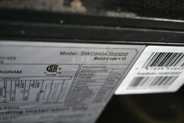 BRAND NEW SCRATCH AND DENT! Danby DWC040A3BSSDD 38 Bottle Free-Standing Metal Wine Cooler Merchandiser. 115 Volts, 1 Phase. Tested and Working! - Image 6 of 6
