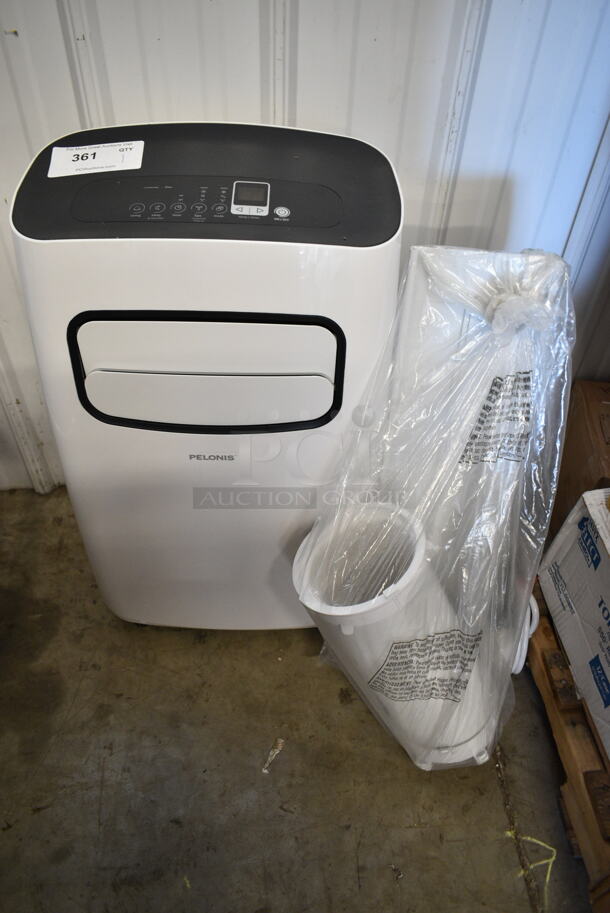 BRAND NEW SCRATCH AND DENT! Pelonis PAP10R1BWT Portable Air Conditioner w/ Accessories. 10,000 BTU. 115 Volts, 1 Phase. Tested and Working! - Image 2 of 6