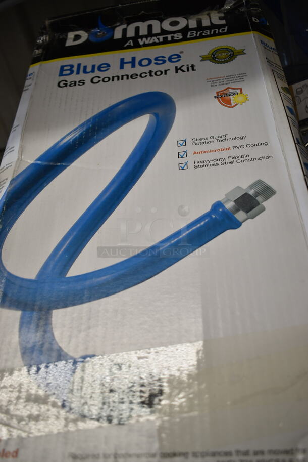 2 BRNAD NEW SCRATCH AND DENT! Dormont 1675KITS48 Deluxe 48" Moveable Gas Connector Kit with Swivel MAX®, SnapFast® Quick Disconnect, Two Elbows, and Restraining Cable - 3/4" Diameter. 2 Times Your Bid! - Image 3 of 5