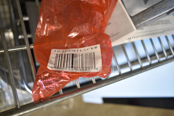 BRAND NEW SCRATCH AND DENT! Lot of 8 Various Items Including 164CUMTLSCRW Seat Cushion Screws, San Jamar T1190TBK Oceans Lever Roll Towel Dispenser, 4 Ice Buckets.  - Image 4 of 7