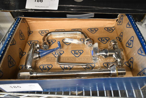 BRAND NEW SCRATCH AND DENT! T&S B-1225 Deck Mounted Combination Glass and Pitcher Filler with 6" Swing Nozzle - 1/2" NPT Male Inlet - Image 2 of 3