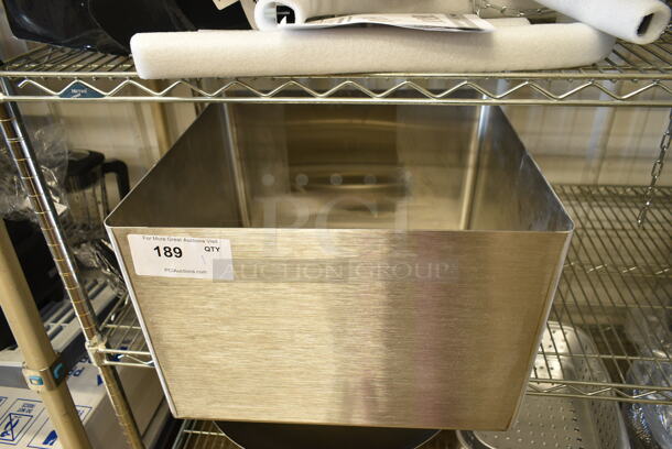 BRAND NEW SCRATCH AND DENT! Eagle Group FNWNF-18-18-12-1 Stainless Steel 18" x 18" Fabricated Straight Wall Weld In Sink Bowl - 12" Deep - Image 2 of 4