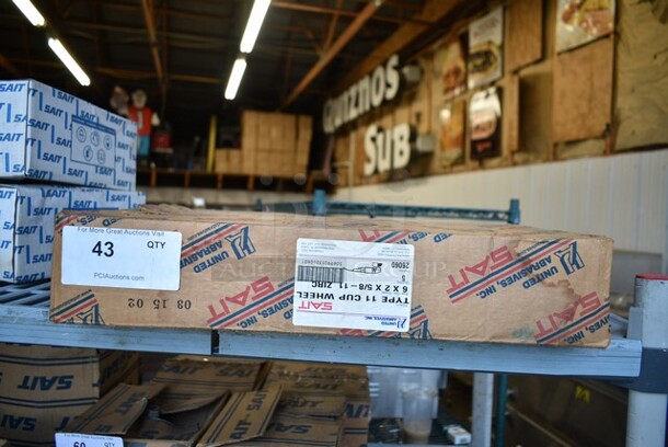 Box of 5 BRAND NEW! Unite Abrasive 2606 SAIT Type 11 Cup Wheel - Image 2 of 3