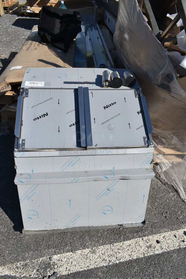 BRAND NEW SCRATCH AND DENT! 2023 ServIt 423TCW26 Stainless Steel Commercial 26 Gallon First-In First-Out Chip Warmer / Merchandiser. 120 Volts, 1 Phase. Tested and Working! - Image 2 of 7