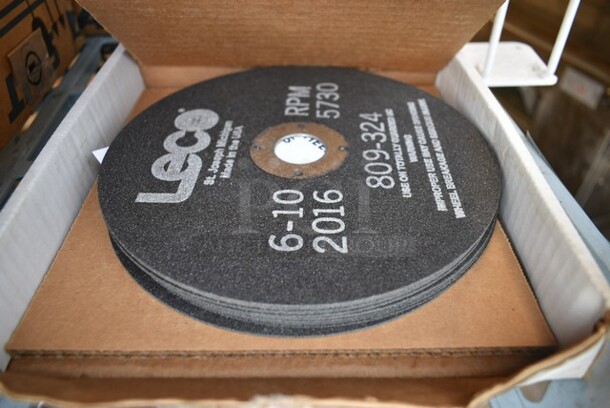 ALL ONE MONEY! Lot of 5 Various Items Including 1/4" Shank, Grinding Wheels and White Hook Rack - Image 7 of 7