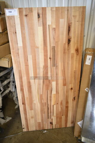 BRAND NEW SCRATCH AND DENT! Regency Butcher Block Wooden Tabletop. 