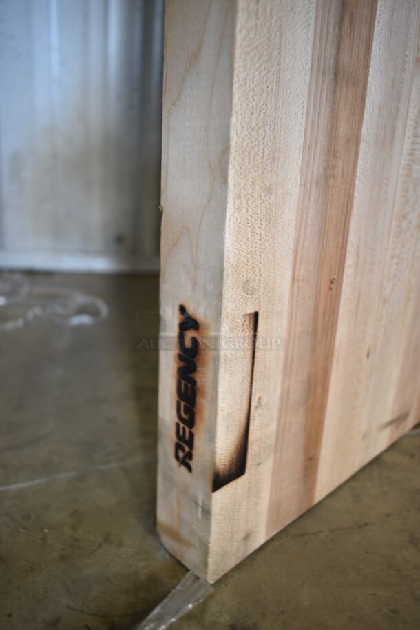 BRAND NEW SCRATCH AND DENT! Regency Butcher Block Wooden Tabletop.  - Image 3 of 3