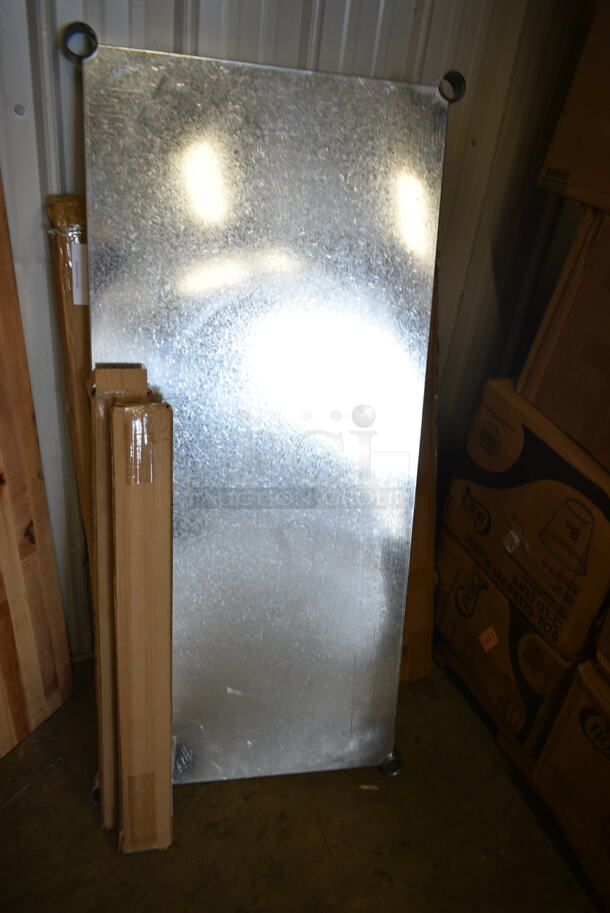 BRAND NEW SCRATCH AND DENT! Metal Under Shelf w/ Legs. - Image 2 of 4