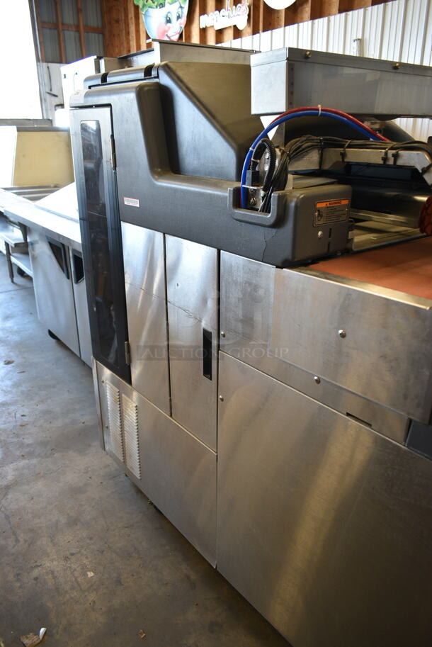 2018 Hobart NGW1 Stainless Steel Commercial Floor Style Wrapping Station w/ Hobart Touch Screen and Label Printer. 220 Volts, 1 Phase. Tested and Working! - Image 6 of 9