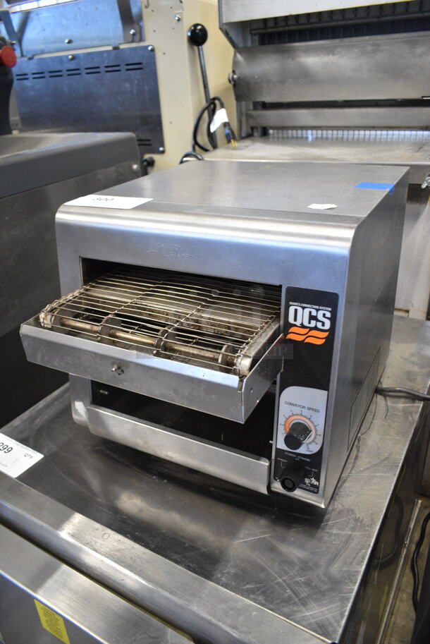 Star Holman QCS-Q1-35 Stainless Steel Commercial Countertop Conveyor Toaster Oven. 120 Volts, 1 Phase. Tested and Working! - Image 2 of 4