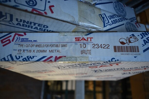 4 Boxes of 10 BRAND NEW! United Abrasives SAIT 23422 Gas Saw Blade. 4 Times Your Bid! - Image 3 of 3